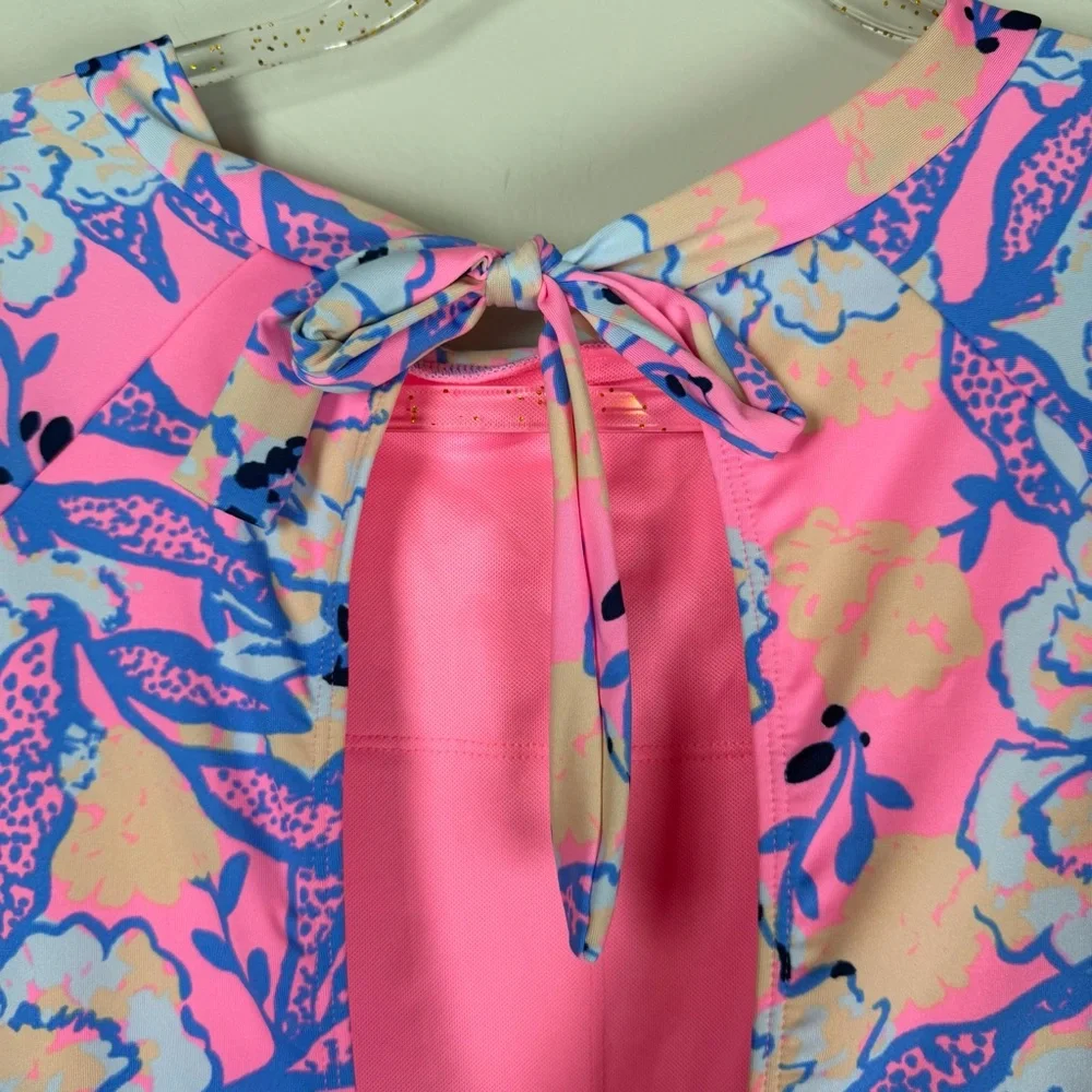NWT Lilly Pulitzer UPF 50 Wynton Rashguard One Piece Swimsuit  KOALAFIED Size 16